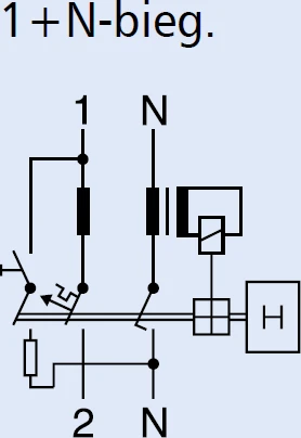 Eaton DKNM-10 / 1N / C / 003- diferencinis srovės perjungiklis 2P 10A C 0,03A A tipo - 236082