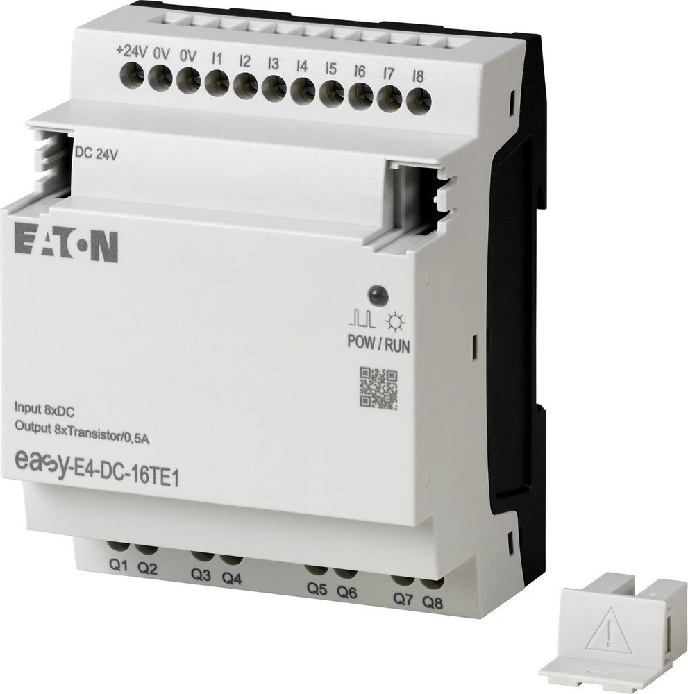 Eaton EASYE4, prailgintuvas 24 V nuolatinės srovės, 8DI, 8DO-T