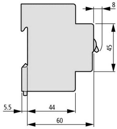 Eaton FAZ-B6/3 OFF NMP. 3 polių, IN=6A