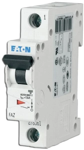 „Eaton FAZ-Z6/1“ IŠJUNGTAS NMP. 1 LAUKAS, ĮVESTIS = 6A