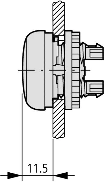 Eaton Galinis žibintas M22-L-Y geltona - 216774