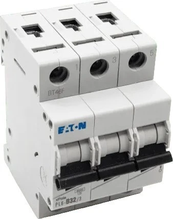 „Eaton“ grandinės pertraukiklis 3P B 32A 6kA AC PL6-B32/3 286592
