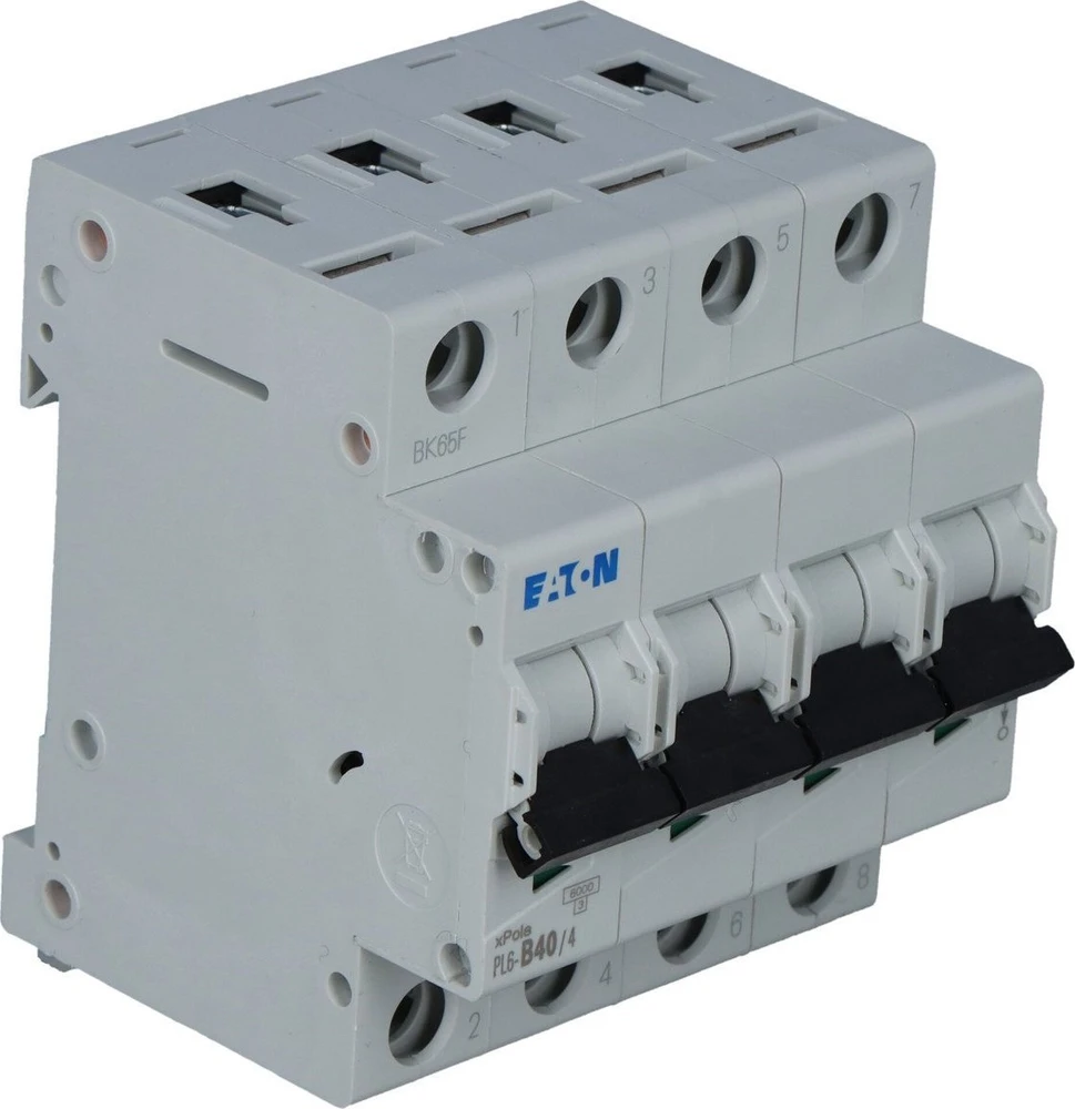 Eaton PL6-B40/4 VIRŠSROVĖS PERTRAUKIS 6KA