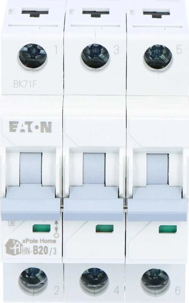 VAROMASIS JUNGIKLIS HN-B20/3 TRIFAZIS 20 A B TIPAS EATON