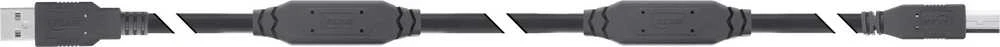USB kabelis Eaton USB-A - USB-B 25 m, juodas
