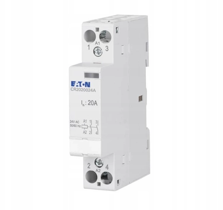 „Eaton“ instaliacijos kontaktorius CR 20A 24V AC 2NO CR2020024A Y7-135178