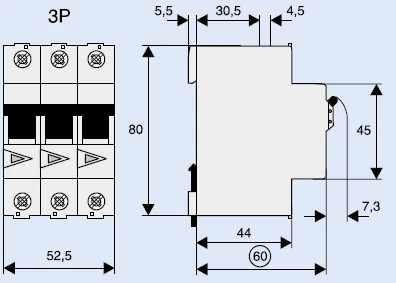 Eaton IS-125/3-PAGRINDINĖ IZOLIACINĖ JUNGIKLIS