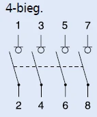 Eaton IS-125/4-PAGRINDINIS IZOLIAVIMO JUNGIKLIS