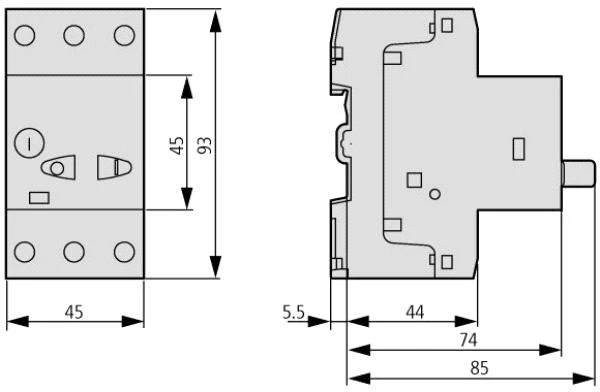 Eaton Motor grandinės pertraukiklis PKZM01-2,5 - 278481