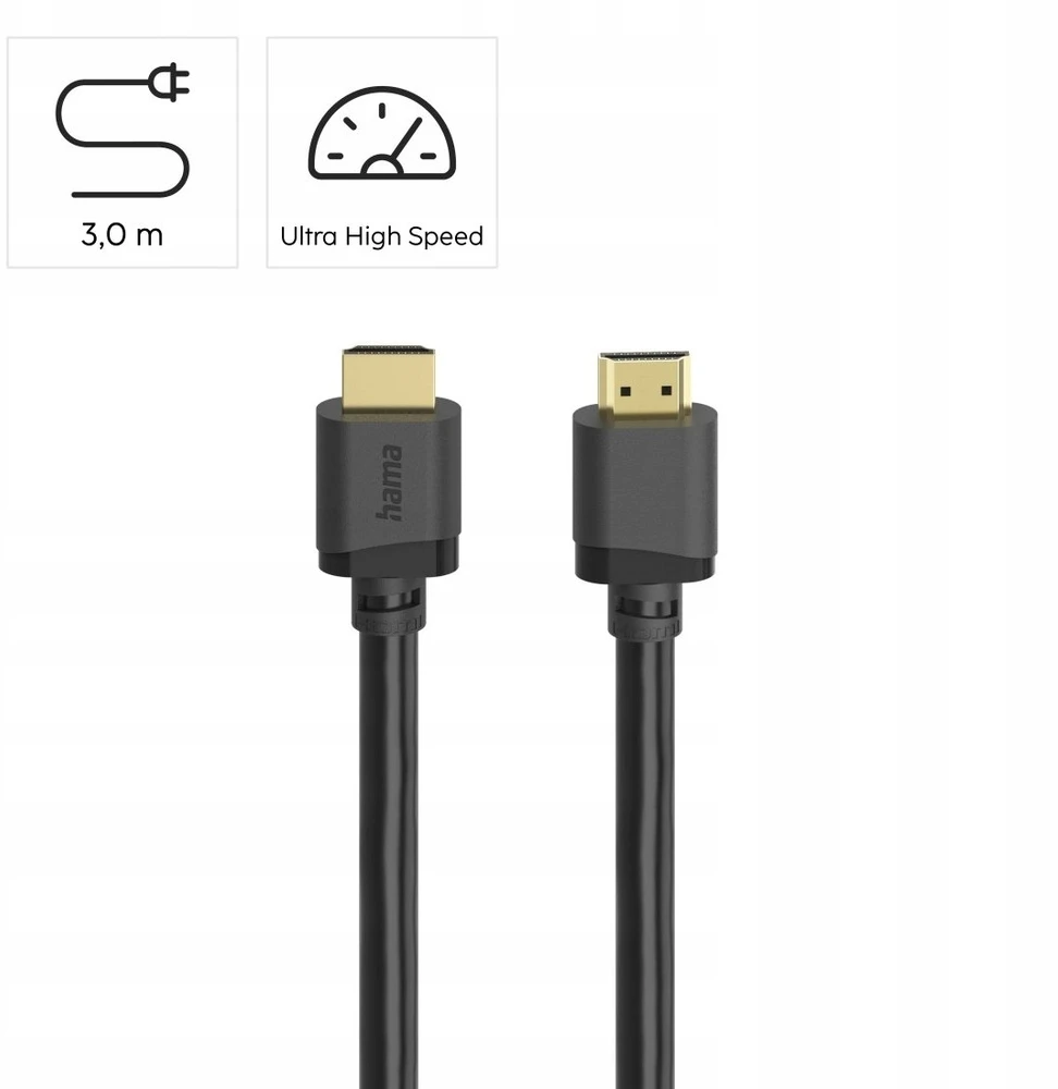 Hama Eaton Kabelis Ultra High Speed HDMI™ 3m