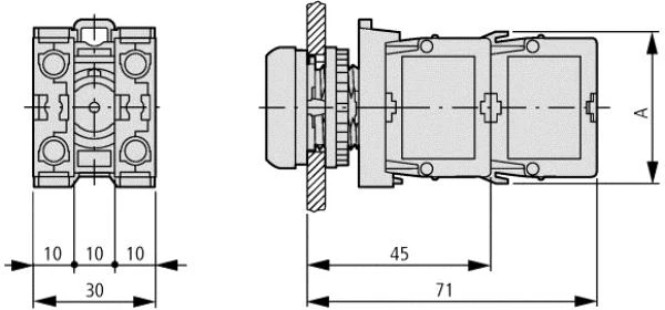 Eaton LED laikiklis M22- LEDC-W, balta - 216560