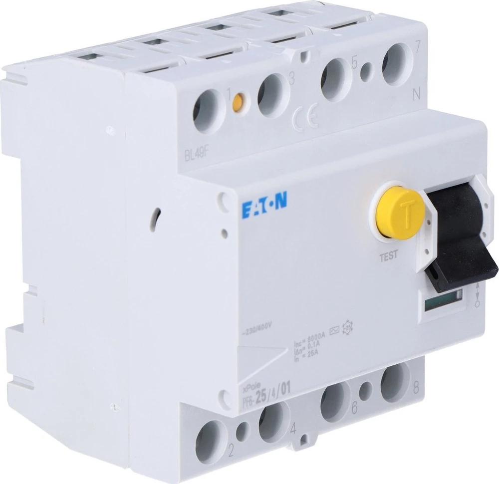 Eaton PF6-25/4/01 6KA SKIRTINGAS SROVĖS PERTRAUKIS