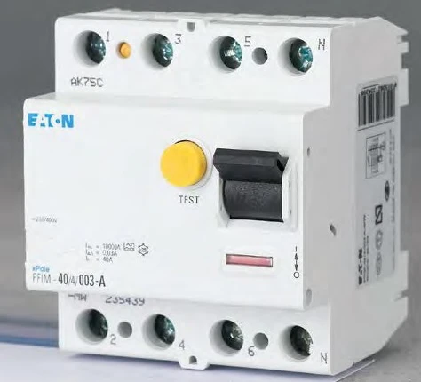 Eaton 235410 Liekamosios srovės jungiklis 4P 40A 0,03A tipo AC PFIM-40/4/003 235410