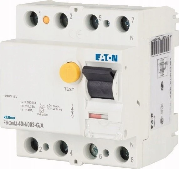 Eaton 170295 RCCB 4P 40A 0.03A Type G/A 10kA FRCMM-40/4/003-G/A 170295