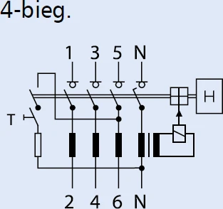 Eaton Liekamosios srovės grandinės pertraukiklis FRCmM-25/4/003 4P 25A 0.03A tipas AC - 170410