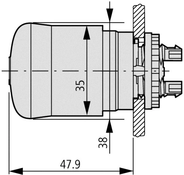 Eaton M22-PV/K01 SAUGOS MYGTUKO VARIANTAS