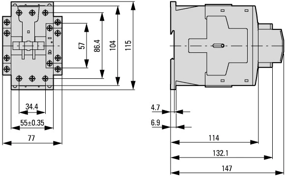 Eaton DILM65-22 (230V50HZ, 240V60HZ) SAUSIO MĖN.