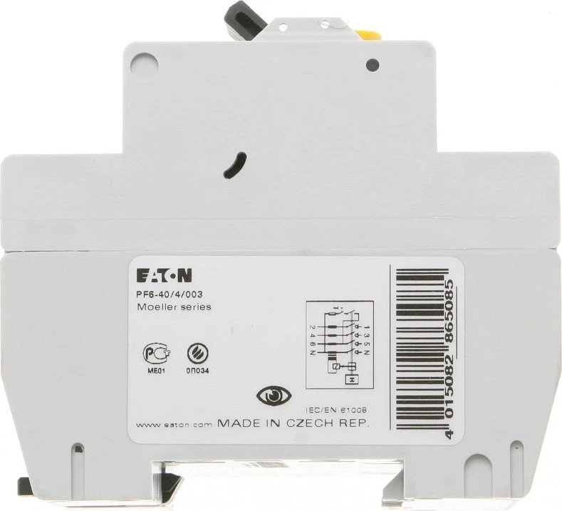 EATON xPole srovės nuotėkio relė 4P 40A 30mA FP6-40/4/003