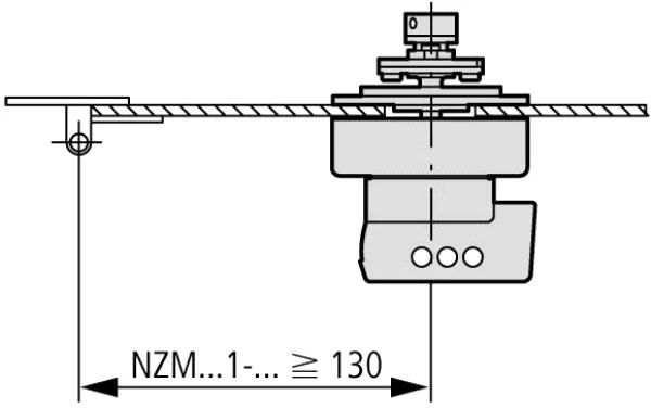 Eaton Sukamasis durų pavara NZM1-XTVDVR - 260178