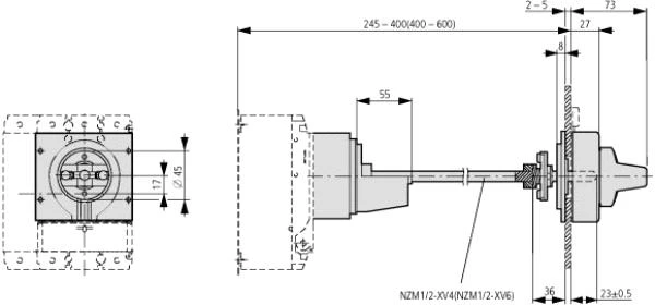Eaton Rotary Door Operator NZM2-XTVDVR - 260180