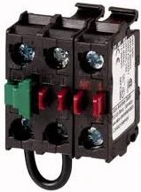 „Eaton“ pagalbinis jungiklis su savikontrole 1NO 2R, montuojamas gale M22-KC02SMC10 (121720)
