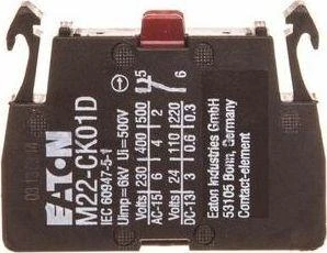 Eaton M22-CK01D kontaktinis blokelis su technine specifikacija
