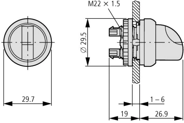 Eaton M22-WRK3 SWITCH DRIVE