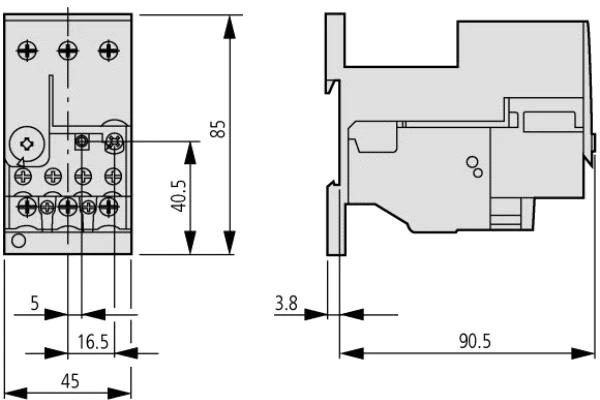 „Eaton“ perkrovos relė 6-10A ZB32-10 278451