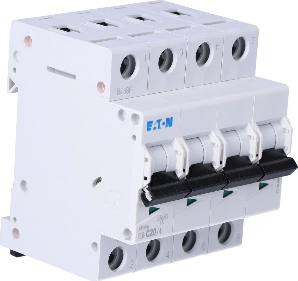 Eaton PL6-C20/4 VIRŠSROVĖS PERTRAUKIS 6KA