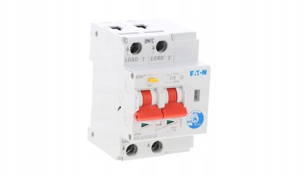 Eaton Priešgaisrinis kibirkščiavimo detektorius 2P C 10A 0,03A tipas G/A AFDD-10/2/C/003-G/A 300147