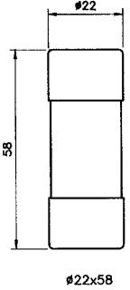 Eaton WKŁ.CYL.22X58 125A GG 400V AC