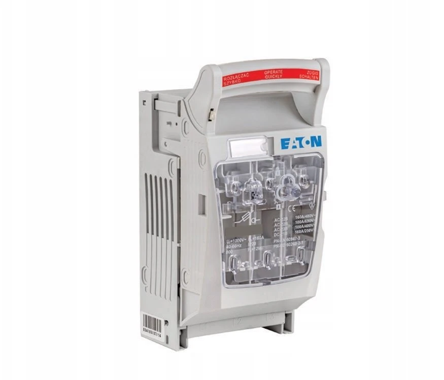 Eaton Saugiklių skyriklis 1P 160A NH00 Basic su dėžiniais gnybtais montavimo plokštei XNH00-1-A160-BT 183032