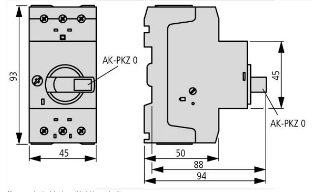 Eaton transformatoriaus apsaugos automatinis jungiklis PKZM0-25-T - 278493