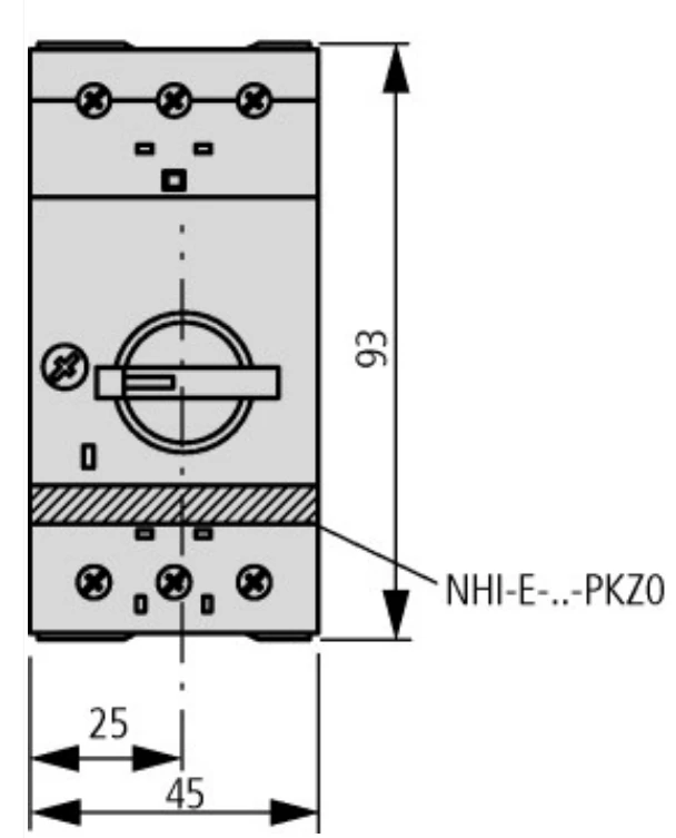 Eaton PKZM0-16-T APSAUGOS JUNGIKLIS nuo perkėlimo.