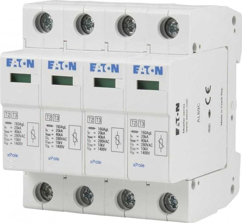 Eaton viršįtampio iškroviklis SPCT2-460 / 4 C 4P 40kA 460V 167611