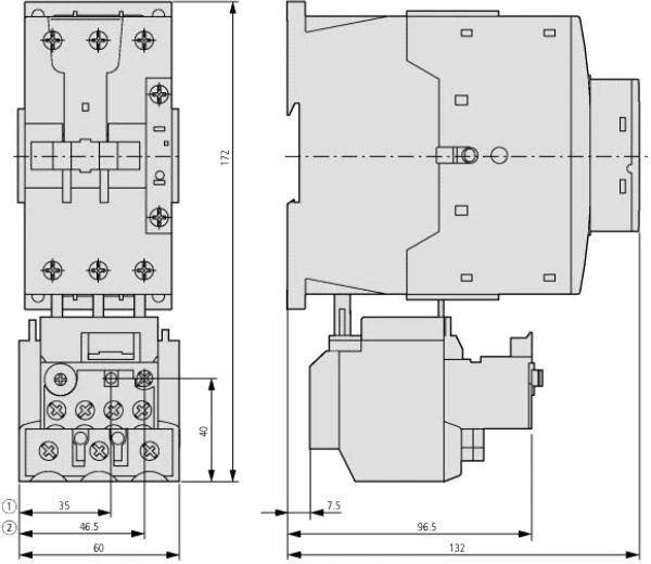 Eaton Perkrovos relė 40-57A ZB65-57 278459