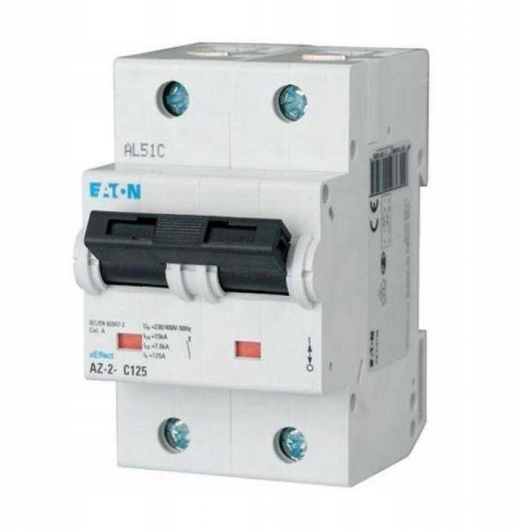 Eaton 211805 Grandinės pertraukiklis 2P C 100A 20kA AC AZ-2-C100 211805