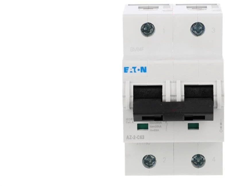 Eaton 211795 Grandinės pertraukiklis 2P C 63A 25kA AC AZ-2-C63 211795