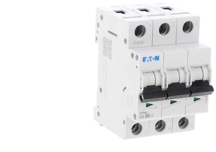 Eaton 177585 Grandinės pertraukiklis 3P B 5A 6kA FAZ6-B5/3 177585