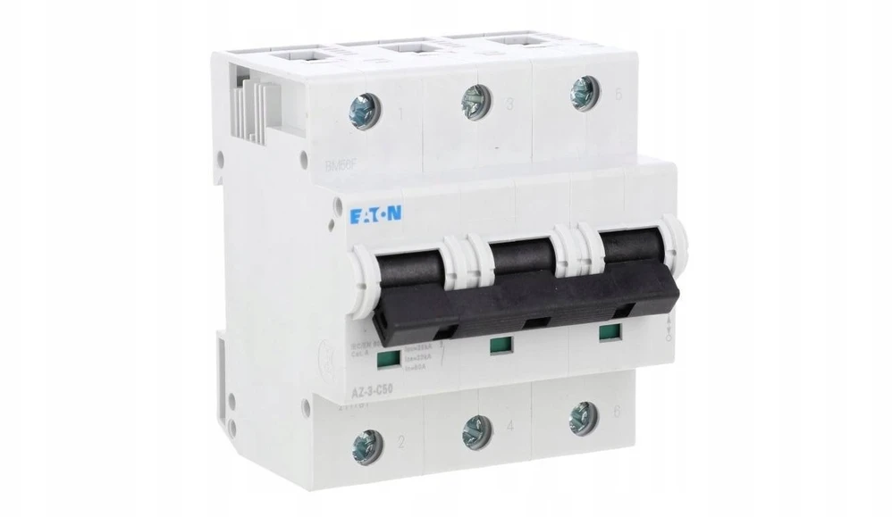 Eaton 211791 Grandinės pertraukiklis 3P C 50A 25kA AC AZ-3-C50 211791