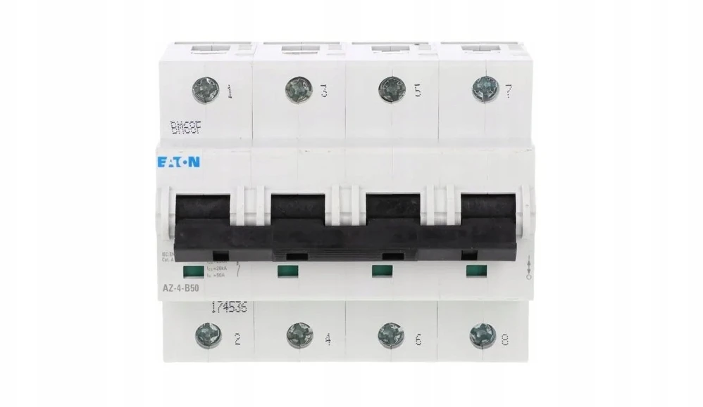 Eaton 174536 Grandinės pertraukiklis 4P B 50A 25kA AC AZ-4-B50 174536