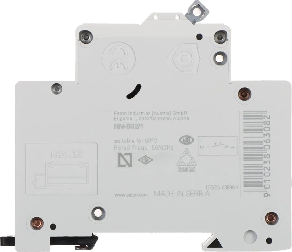 VAROMASIS JUNGIKLIS HN-B32/1 VIENFAZIS 32 A B TIPAS EATON