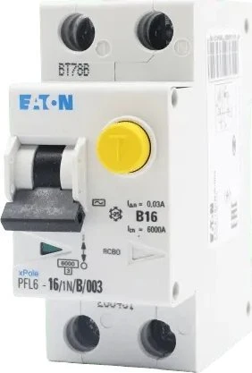 Eaton PFL6-16/1N/B/003 PERSPAUDIMAS IŠJUNGTAS SU SKIRTINGU MODULIU