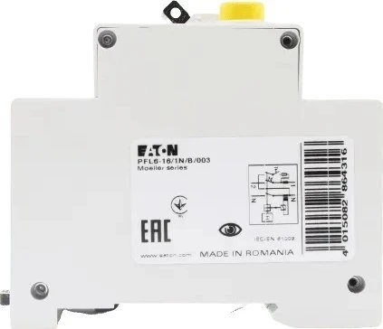 Eaton PFL6-16/1N/B/003 PERSPAUDIMAS IŠJUNGTAS SU SKIRTINGU MODULIU