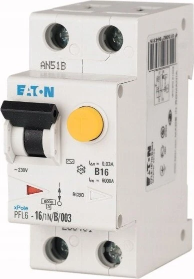 Eaton PFL6-16/1N/B/003 PERSPAUDIMAS IŠJUNGTAS SU SKIRTINGU MODULIU