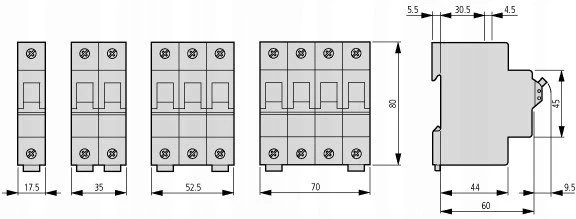 Eaton GRANDINĖS IŠJUNGIKLIS FRCMM-40/4/003-G/F