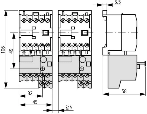 Eaton ZE-4 MOTOR.OVERLOAD.RELAY.