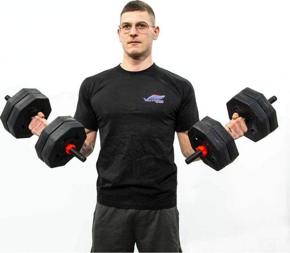Enero Keičiamo svorio hantelis EB Fit 4in1, 20kg
