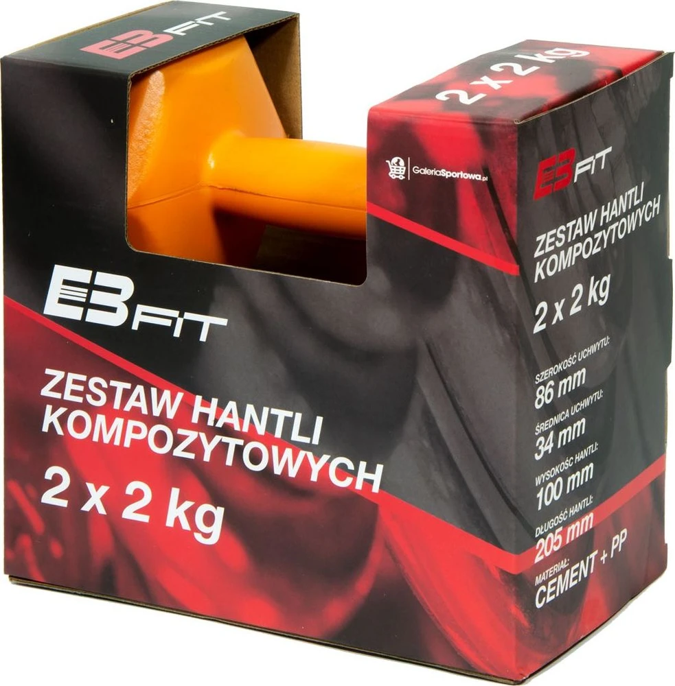 Enero Hantelių Rinkinys EB Fit 2 x 2kg 1027029
