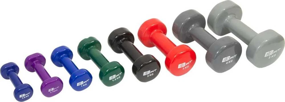 Vinilinė hantelė 1kg ENERO FIT